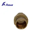 Union Fitting Brass FuSan Professional OEM Eco-friendly Plumbing Brass Pipe Fittings 1/2 Inch Sanitary Pipe Union