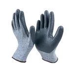 Puncture Resistant China Manufacturer Custom Logo Hppe Puncture Resistant Mechanic Anti Cut Proof Nitrile Gloves