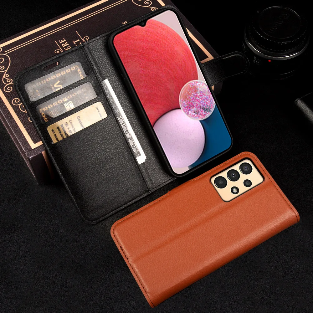 For Samsung Galaxy A54 Phone Case Flip A53 Leather Cover Holder Wallet Mobile Holster S24
