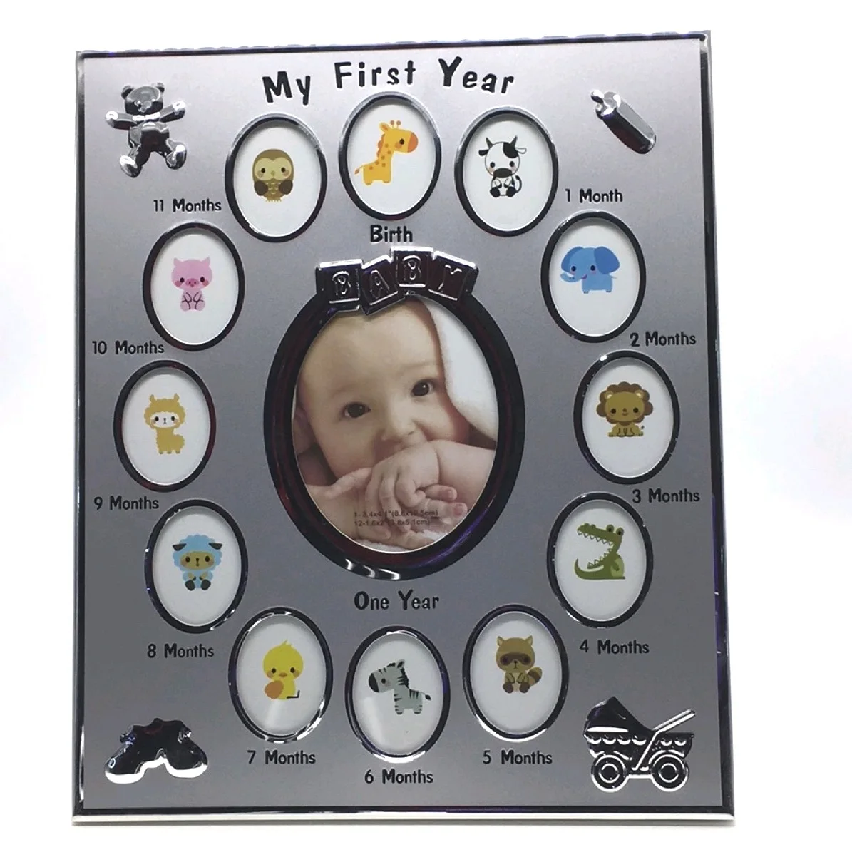 Baby First Year Aluminum Picture Frame Metal Photo Frame Wholesale  Transparent Frameless Photo Frame - Buy Acrylic Photo Frame,Baby Photo Frame,Souvenir  Photo Frame Product on Alibaba.com