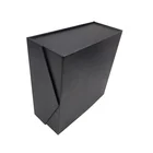 Wholesale Low MOQ Custom Logo Large Matte Black Collapsible Gift Boxes With Magnetic Lids
