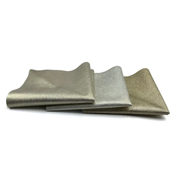 Hot new products fine lines reflective abrasion and scratch resistant PU leather for shoes bags