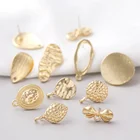 Plated Stud Earring XuQian Korean Style Gold Plated Stud Earring Findings For Diy Jewelry Making