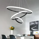 Lights 2021 Modern Living Room Bedroom Decorative Metal Ring Hanging Lamp Led Ceiling Pendant Lights Chandeliers