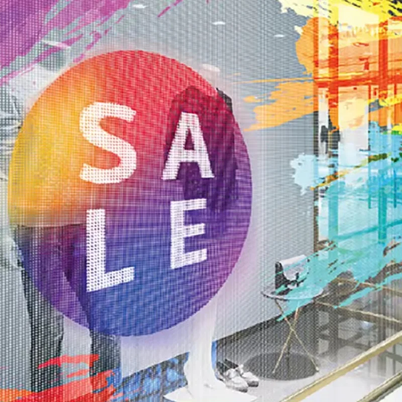 High Definition Transparent Crystal Film P6 P10 LED Display for Education Subway Welcome Screen Infrared Type supplier