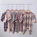 Knitted Knitted Ataya Baby Knitted Romper Plush Warm Jumpsuit NewBorn Sweater Bodysuit For Winter
