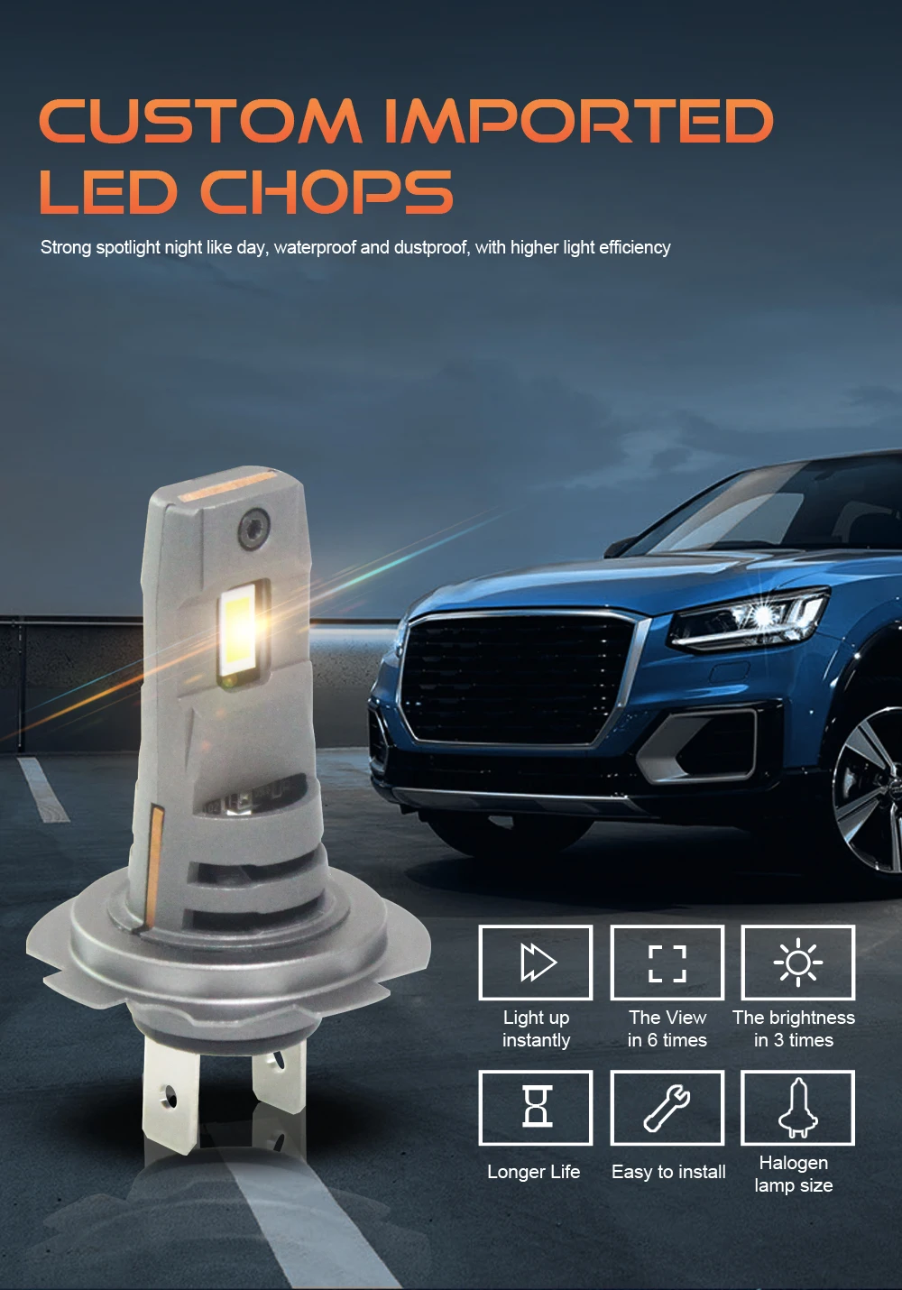 Fog Lamp Car Driving Light Led Drl Fog Light H H H H H