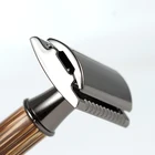Razor Natural Customized Logo Black Plated Double Edge Blade Bamboo Disposable Men Safety Razor