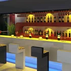 Bar For Bar Counter Design High Grade Artificial Stone Heat-resistant Cafe Bar Counter For Supply