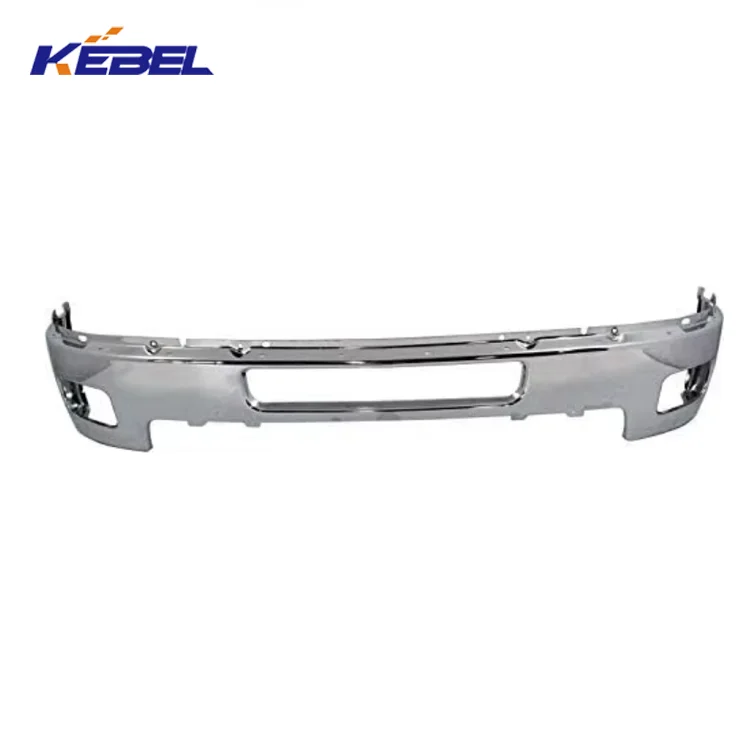 Garage-Pro Front Chrome Steel Bumper Kit Fog Light Holes for Chevrolet Silverado 2500 3500 HD 2011-2014 Replaces manufacture