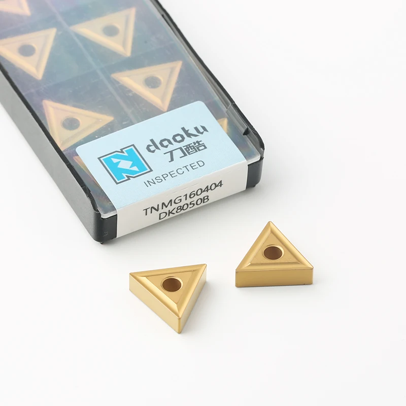 Customizable OEM Tungsten Carbide Inserts for CNC Lathe CVD Coated Turning Tools for Steel TNMG160404 Grade factory