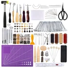 Tools Kit MIU016 Leather Craft Making Tools Rivets Prong Punch Hammer Leathercraft Working Tools Kit