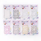 Nail Retro English 8 Designs Roman Alphabet Letters Adhesive Words Nail Art Stickers
