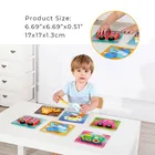 6 Educational Toy For Charming 6 In 1 Wooden Educational Toy Vehicle Jigsaw Puzzle For Baby Kids 12m