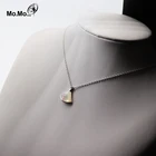 Agate Jewellery Necklace Jewellery Custom Luxury Sublimation White Agate Petite Pendant Necklace Jewellery