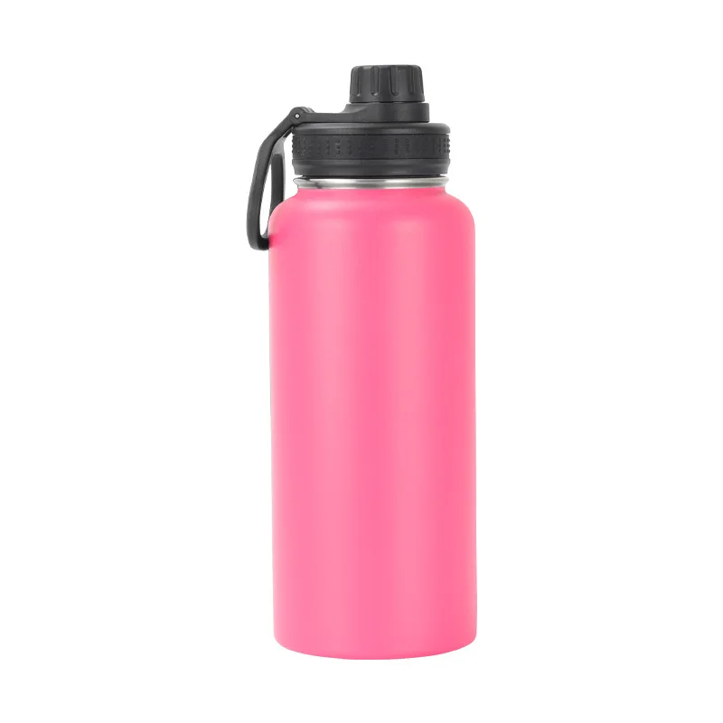 Custom logo 304 Stainless Steel Double Wall Vacuum Insulated Outdoor Sports Water Bottle