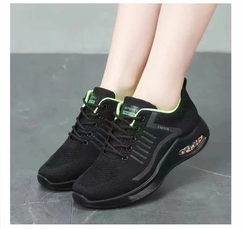 New zapatos de mujer walking style Women's Breathable Sneakers Light Weight sport shoes