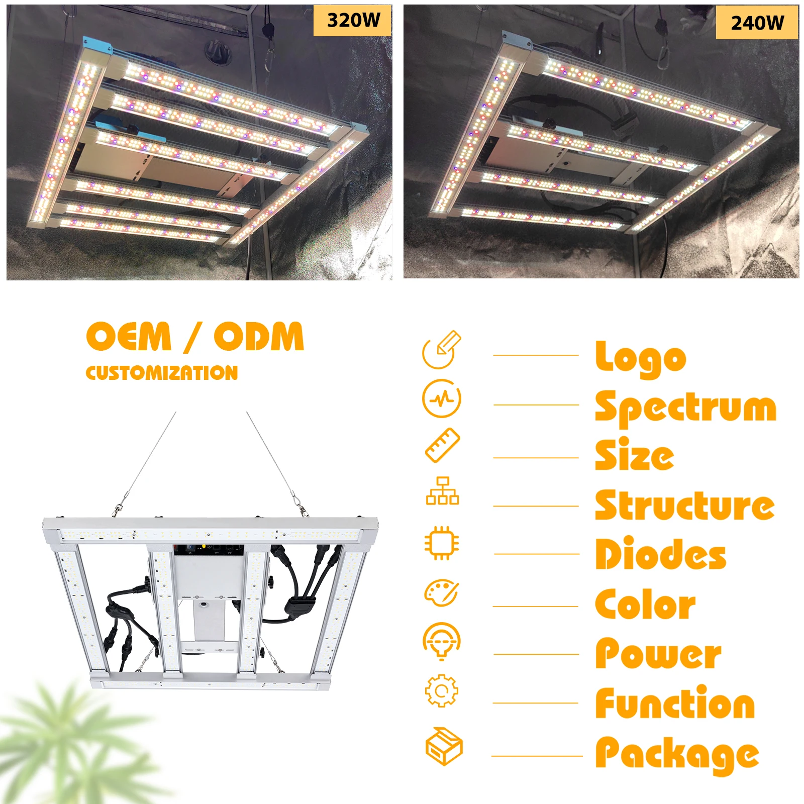 240w 320w custom led grow light lm301h Evo grow led original samsung lm301h evo