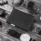 Wallet Minimalist Wallet RFID Blocking Front Pocket Ultra Slim Bifold Men's Leather Minimalist Wallet With Money Clip