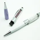 Flash Pen Pen Gift Usb Elegant Glass USB Flash Pen Gift Pen Customised 32 Gb Pendrive