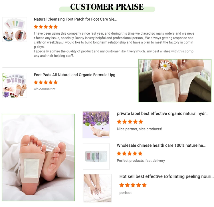 Wholesale Ginger Foot Detox Patch Foot Detox Patch Factory Detox Foot Pad to Remove Toxins details