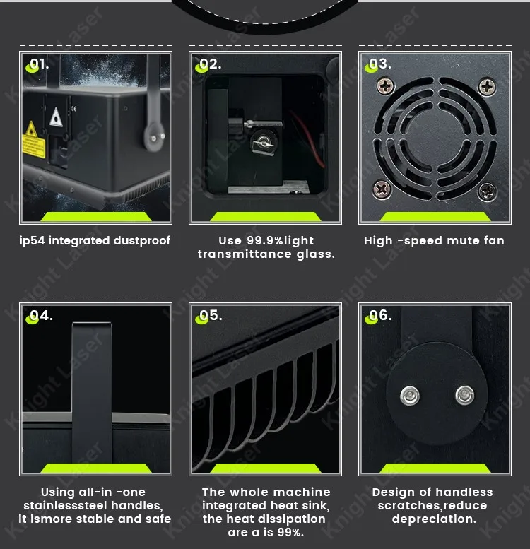 6W 5W 4W 3W 2W 1W Ilda Dj Dmx Mini Lazer Light Cheap Price Animation Rgb Party Night Club Show Lighting Laser Bar Stage for Sale