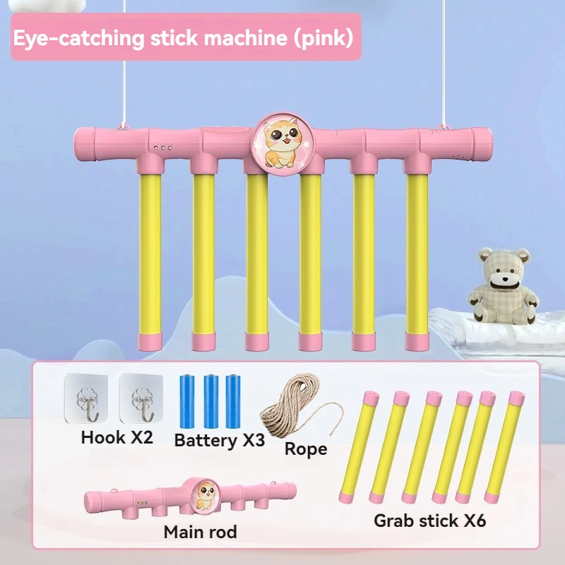 Parent Child Interactive Toys Fast Response Hand Speed Challenge Catch Stick Game Indoor Toys for Kids Party Game