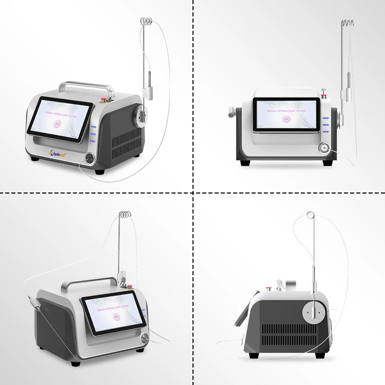Portable Endolaser Machine Cooling High 980nm 1470nm Diode Laser Liposuction manufacture