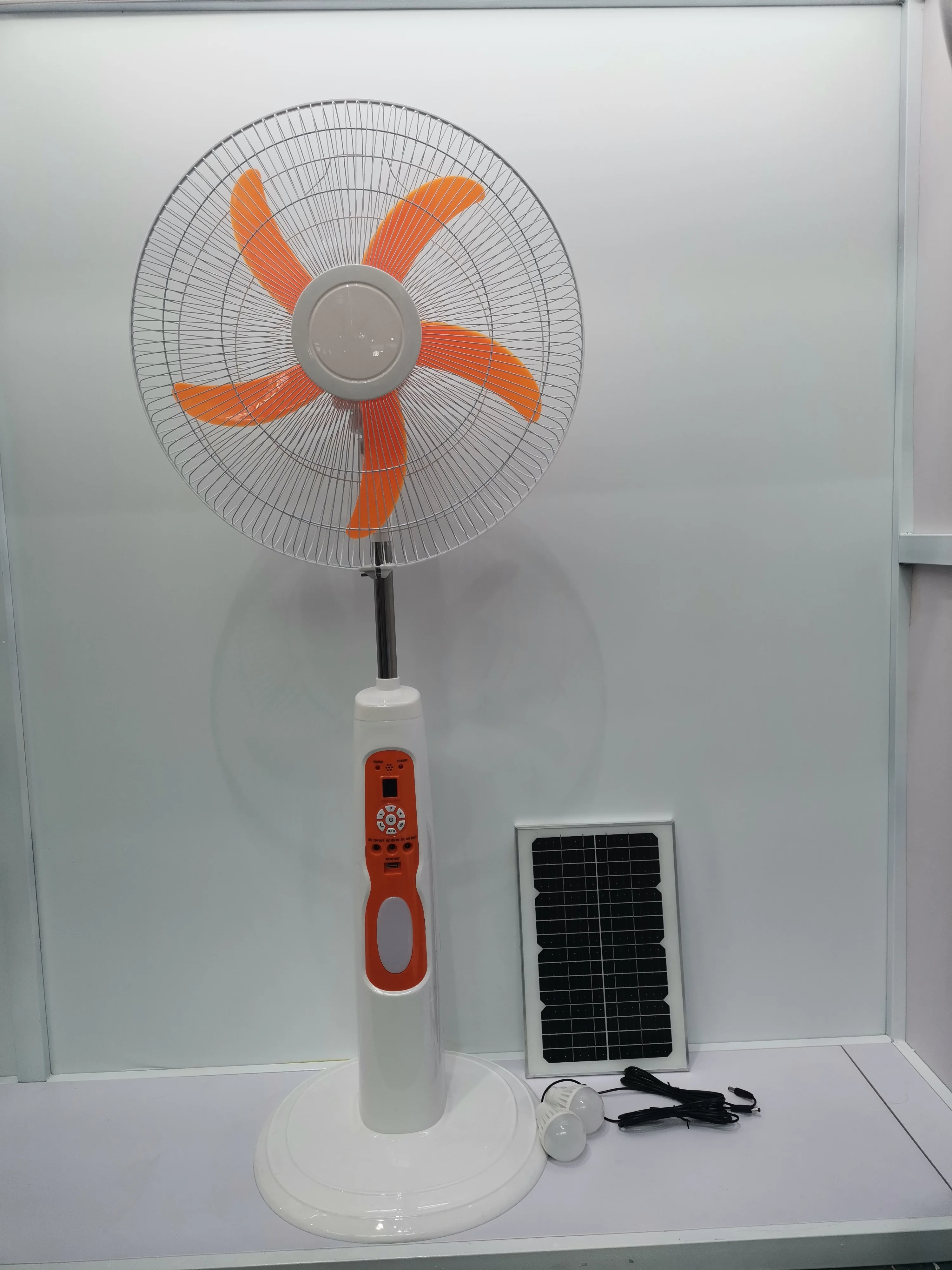 Digital Display Floor Fan, 18inch, Solar - detail 6