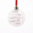 Plastic Ornament Christmas Balls Plastic Clear Open Pnoto Ball Ornament