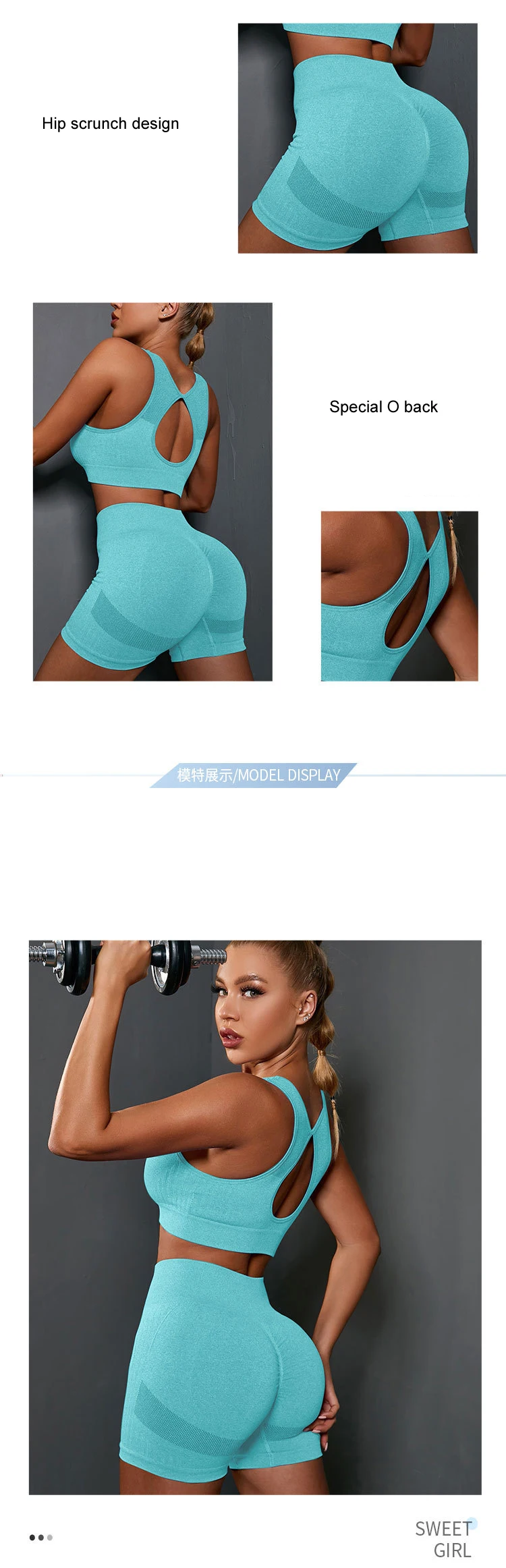 2023 Seamless 2 Pieces Yoga Outfit Fitness O Back Sports Bra And Shorts