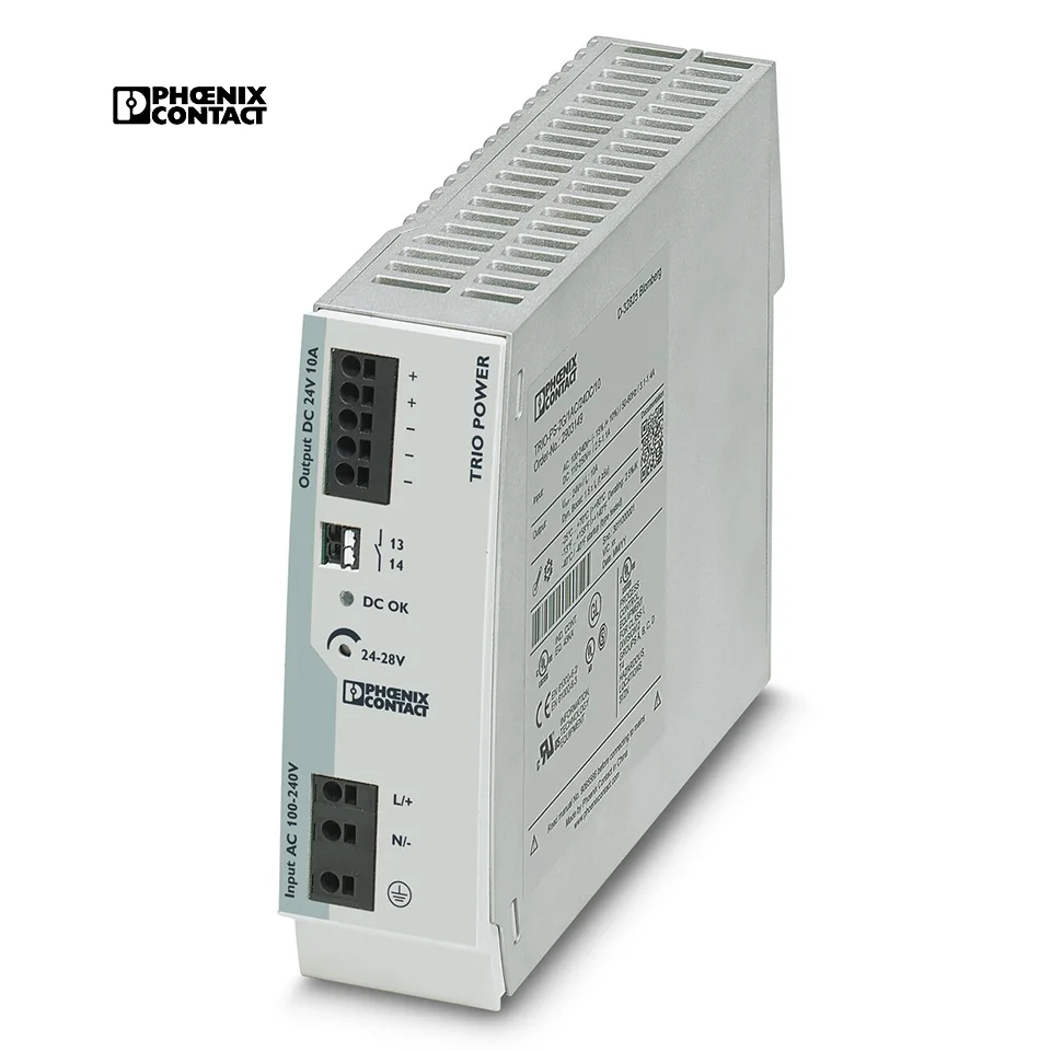 2903149 Phoenix Contact 24v Power Supply TRIO-PS-2G/1AC/24DC/10 Primary-switched TRIO POWER power supply unit