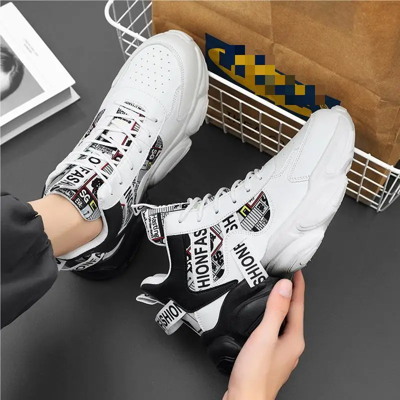 New Designer Custom Logo Men's Breathable Sneakers Casual Basketball Soft Sole Sports Running Shoes