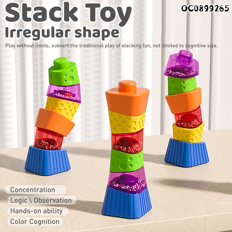 Sorting nesting geometric stacking toys blocks game challenge balance tower