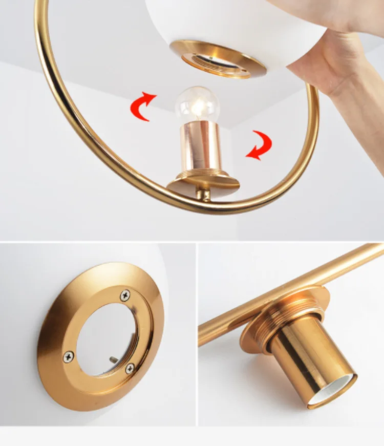 Nordic postmodern restaurant bar lamp clothing store simple lamps bedroom bedside single head small pendant light