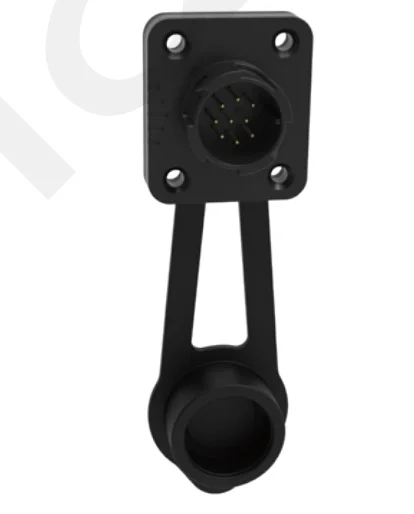 M19 Series Power Cable Push-pull Self-locking Black Connection Industrial 9 Pin Female Male Plug signal Connector