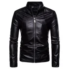 Leather Jackets Jacket High Quality Leather Jackets Favors Stylish Men Garment Washed PU Leather Jacket