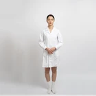 Women's Uniform Uniformes Nurse Factory Price Women's Modern Long Sleeve Suit Medical Female White Nurse Uniform Dress