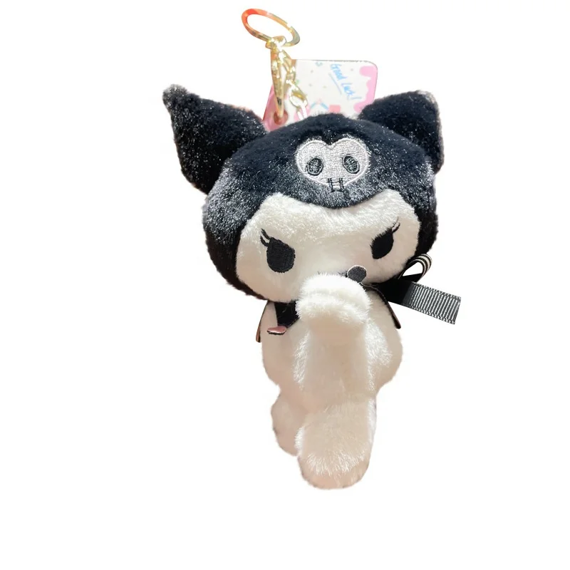 Cute Kulomi wholesale keychain doll hanging action bag pendant mini cartoon gift plush toy