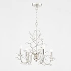 Chandelier American Country Art Chandelier Light Luxury Bright Nickel Crystal Chandelier For Dining Room