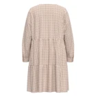 Dress 793110C Printed Rayon V Neck Long Sleeve Casual Life Wear Dress For Women