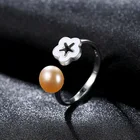 Sterling Rings Ring Ready To Ship New Arrive Sterling Silver Rings Pink Pearl Ring For Women