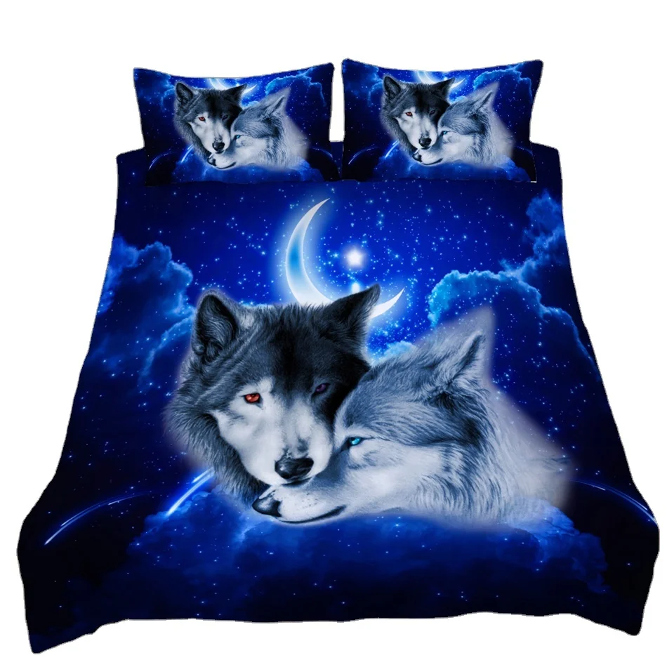 wolf quilt cover sets