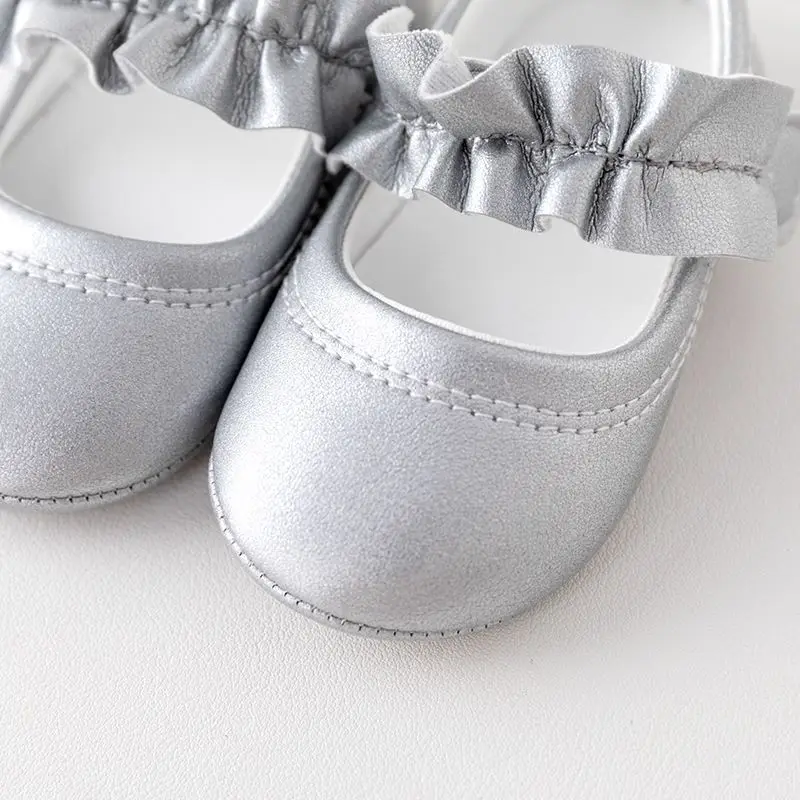 2023 New Arrival High Quality Lightweight Breathable Anti-Slippery Baby Girl Princess Shoes Walking Shoes with TPR I manufacture