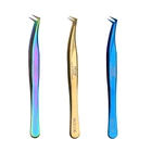 Stainless Steel VETUS Extension Eyelash Tweezers MCS-5B MCS-12 MCS-18 MCS-19 MCS-20 MCS-31B MCS-32B MCS-16-7B