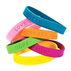 Rubber Silicone Bracelets Silicone Wholesale Personalized Rubber Wristbands Silicone Bracelets