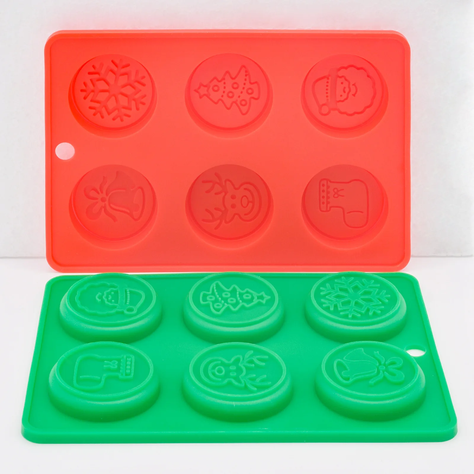 Christmas Silicone Baking Mold, Food-Grade Snowflake Deer Pattern Mould,DIY Cookie Chocolate Oven Baking Tool manufacture