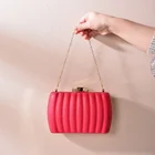 Bag Evening 2021 New Arrival Accept OEM Geometric PU Luxury Women Wave Clutches Bag Evening Bag For Party