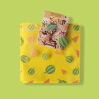 Plastic Food Pouch Resealable Clear Transparent Plastic Bag Flat Bottom Food Packaging Zip Lock Pouch Poly Bag