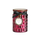 Hours Candle 120 Hours Long Burning Natural Soy Candle Large Embossed Candle Jar With Lid